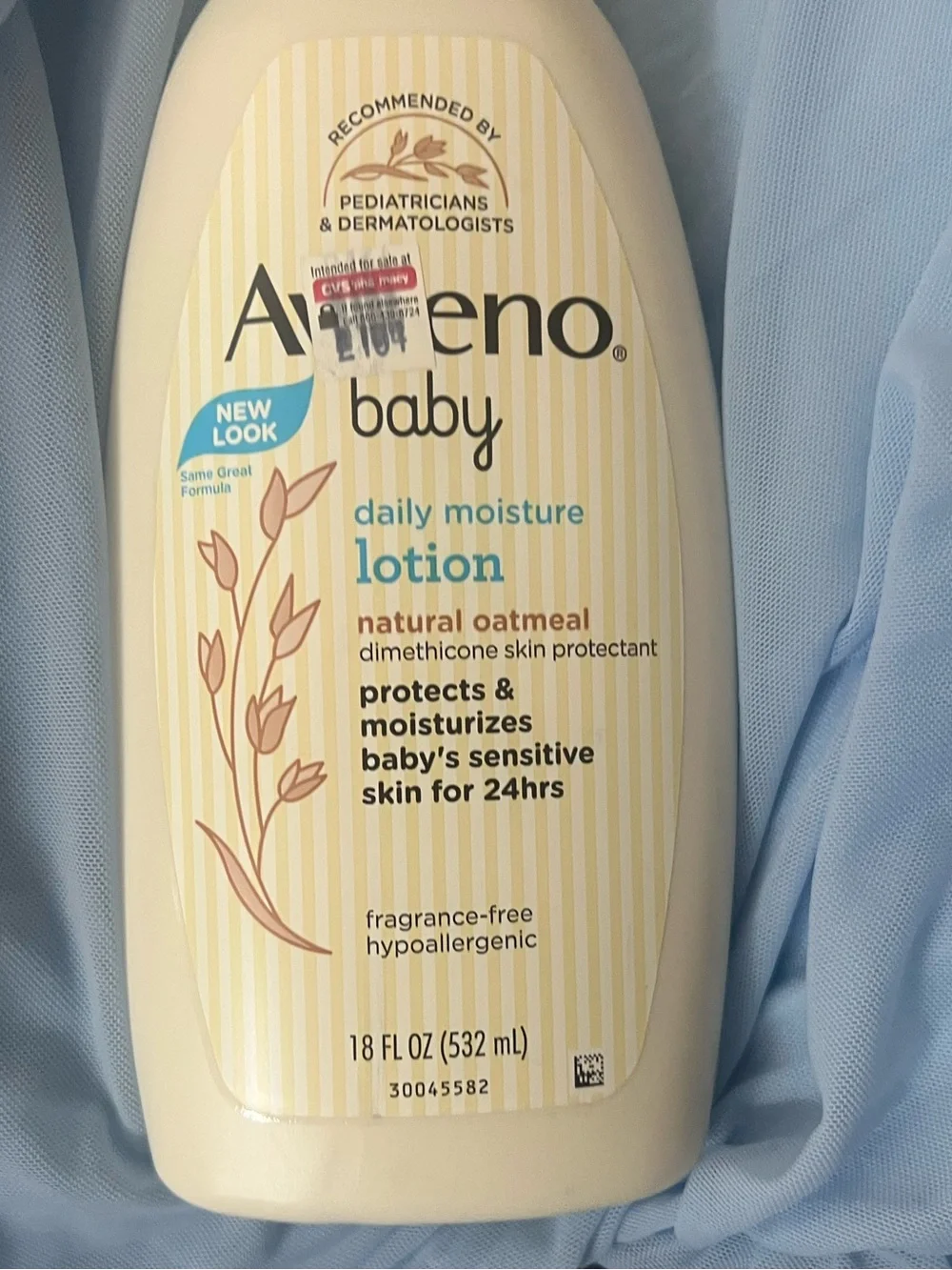 Aveeno Baby daily moisture lotion 18oz NWT